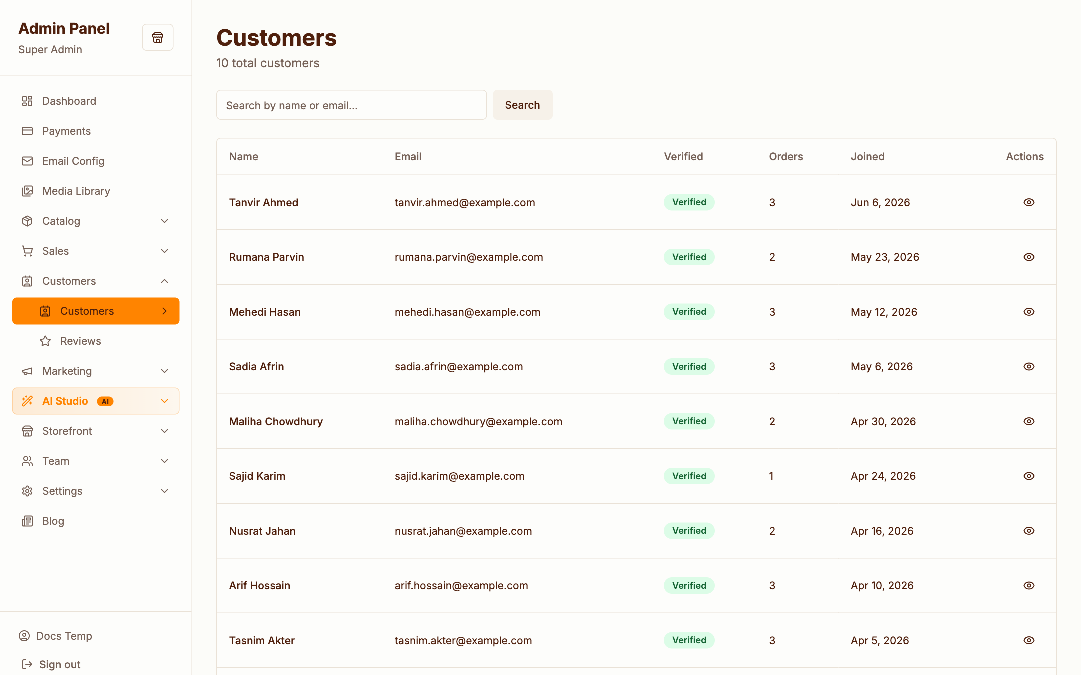 Customers
