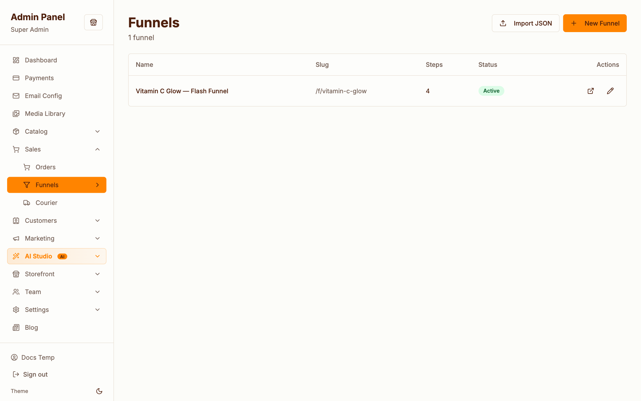 Funnels