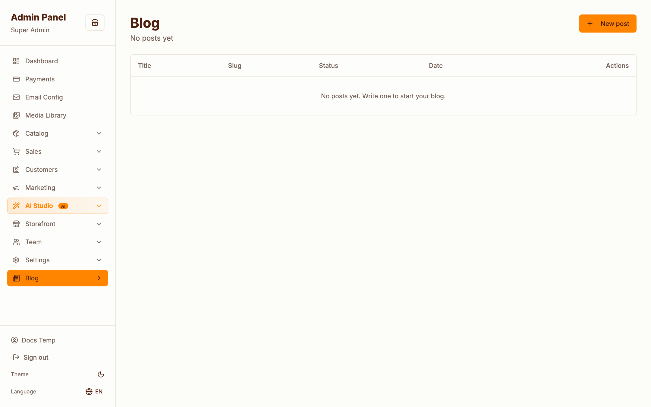 Blog posts
