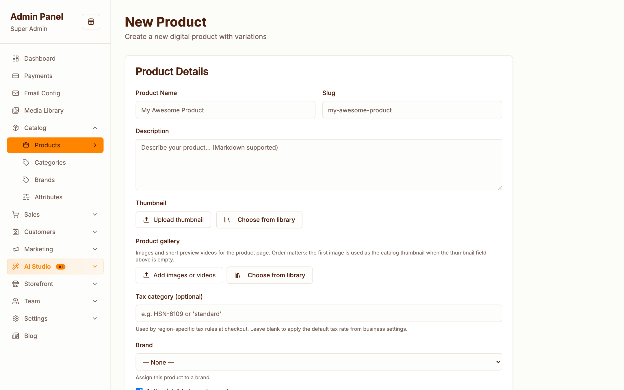 New product
