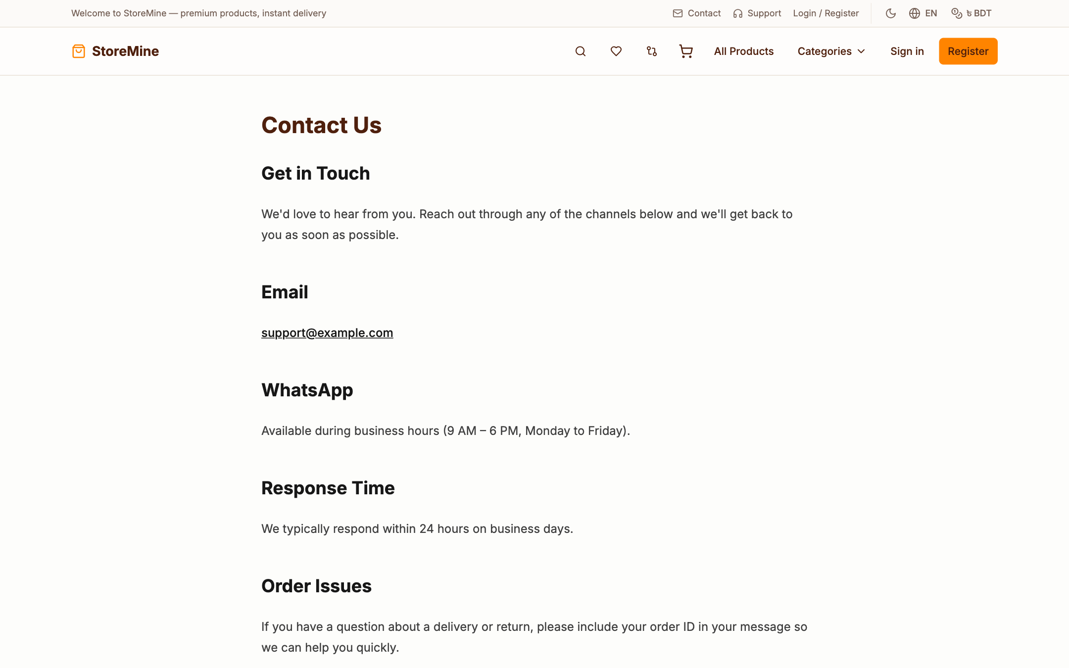 Contact