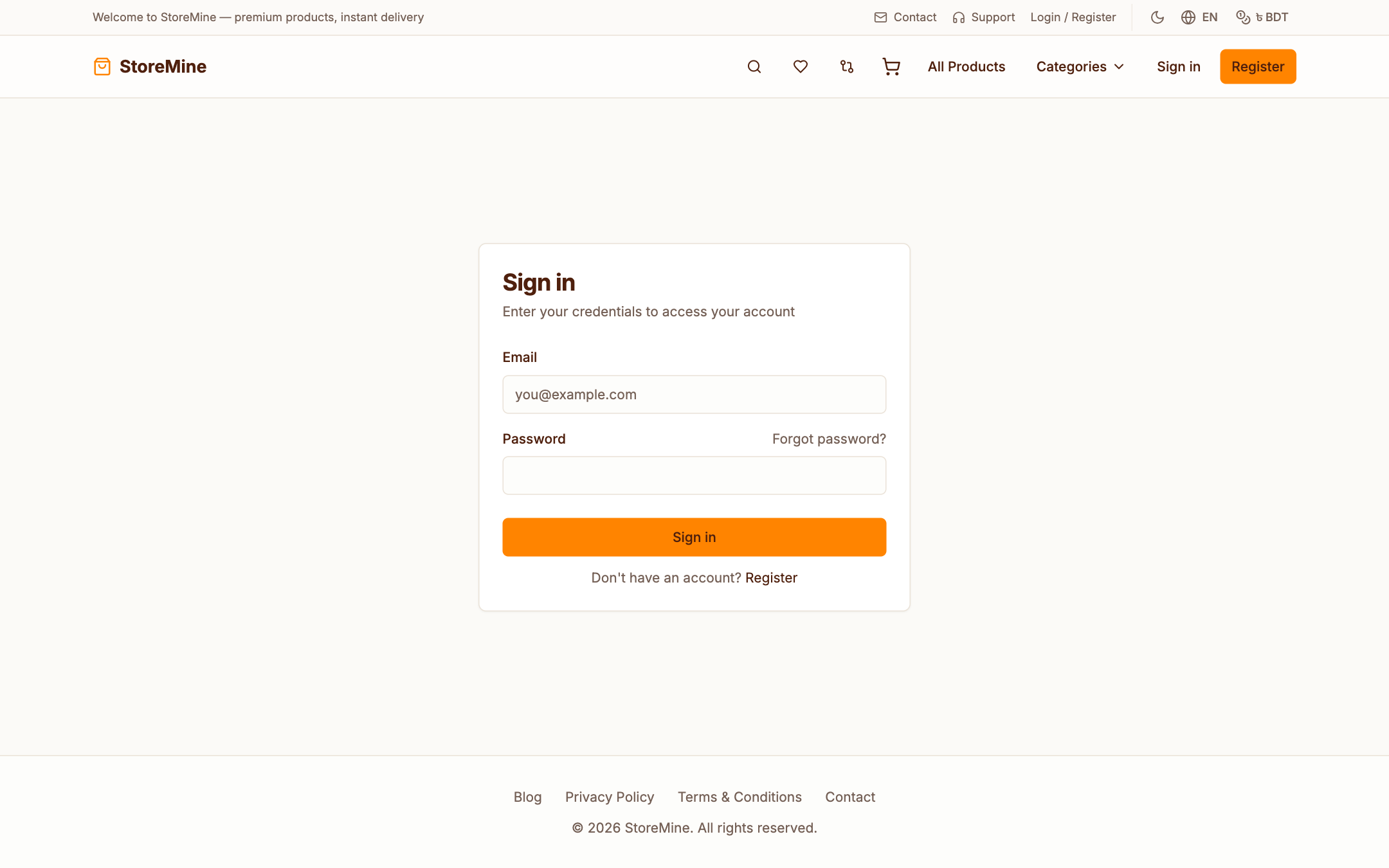 Login
